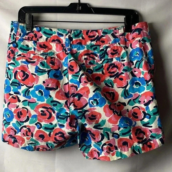 TOMMY HILFIGER WOMENS SIZE 6 SHORTS FLORAL PRINT 4” INSEAM ZIP AND HOOK CLOSURE - Picture 8 of 11